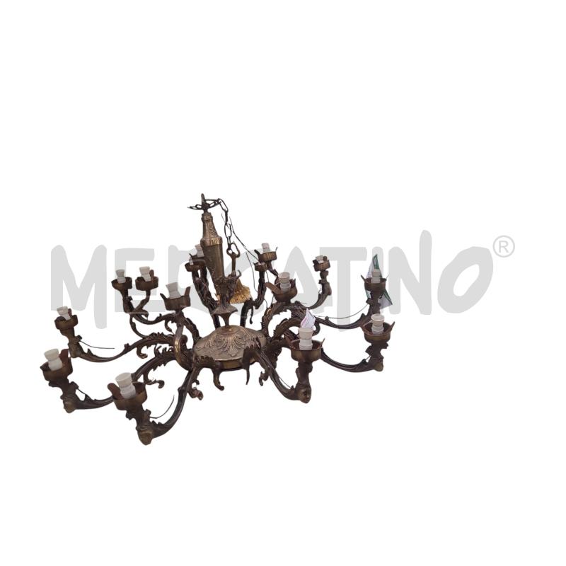 LAMPADARIO  15 LUCI | Mercatino dell'Usato Roma tiburtina 2