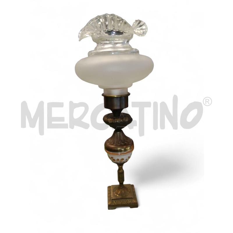 LAMPADA OTTONE LUME VETRO | Mercatino dell'Usato Roma tiburtina 1