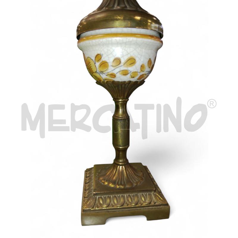 LAMPADA OTTONE LUME VETRO | Mercatino dell'Usato Roma tiburtina 2
