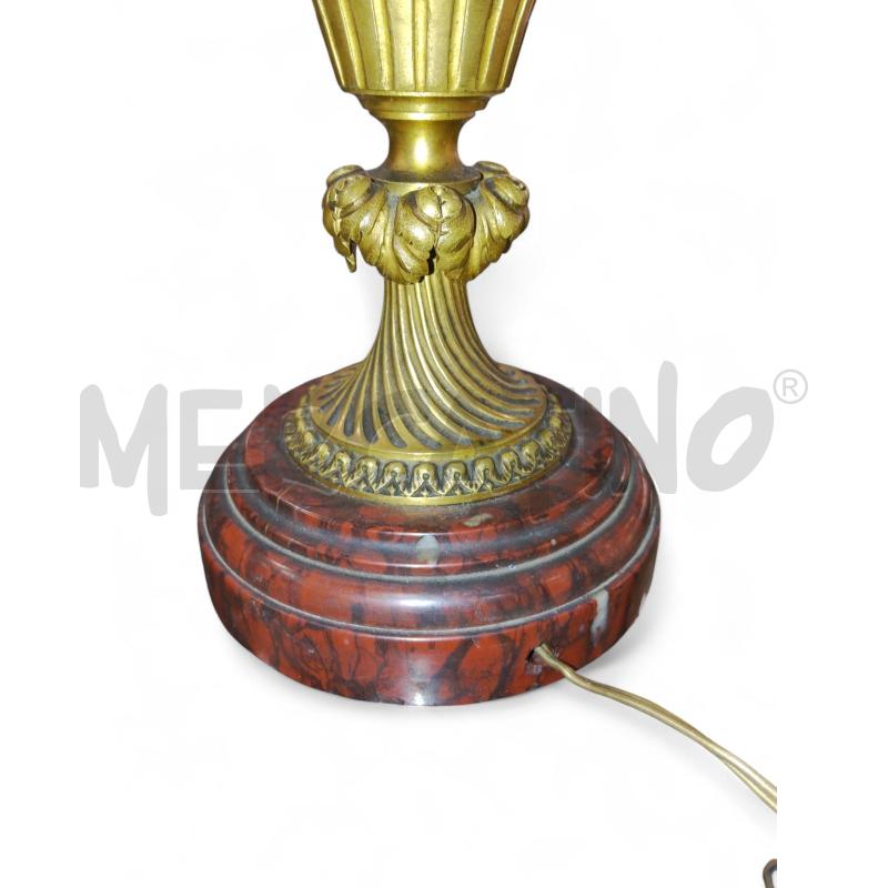 LAMPADA  LIBERTY BASE MARMO | Mercatino dell'Usato Roma tiburtina 3