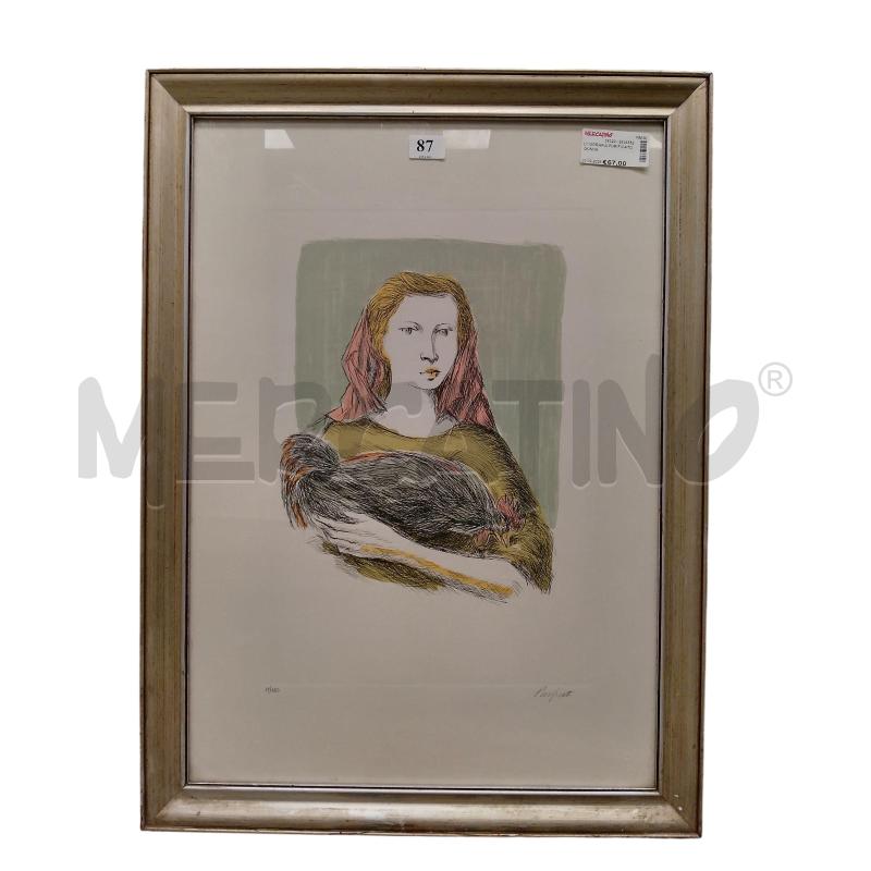 LITOGRAFIA PURIFICATO DONNA  | Mercatino dell'Usato Roma tiburtina 1