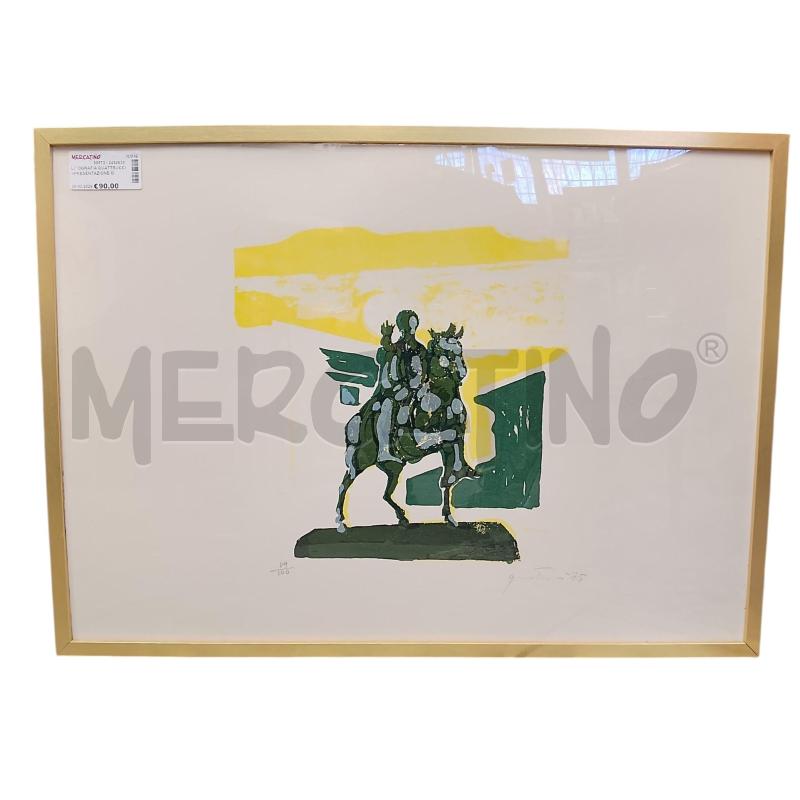 LITOGRAFIA QUATTRUCCI+PRESENTAZIONE GUTTUSO | Mercatino dell'Usato Roma tiburtina 1