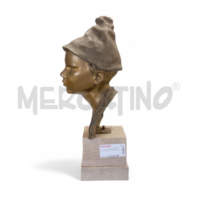 MEZZO BUSTO FANCIULLO | Mercatino dell'Usato Roma tiburtina 2
