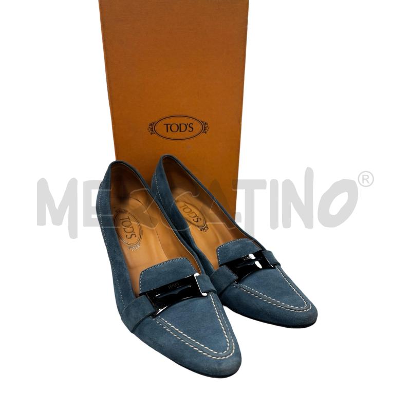 MOCASSINI DONNA TO'D SUEDE BLU TACC DA RIV | Mercatino dell'Usato Roma tiburtina 1