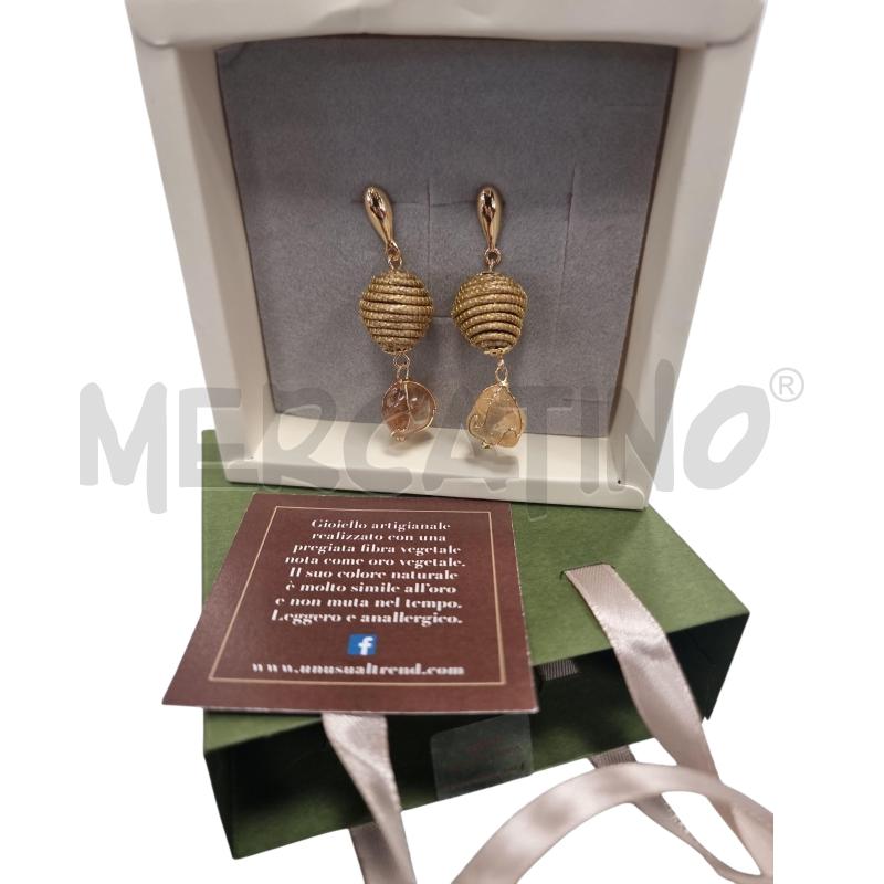 ORECCHINI UNUSUAL ORO VEGETALER ARTI | Mercatino dell'Usato Roma tiburtina 1