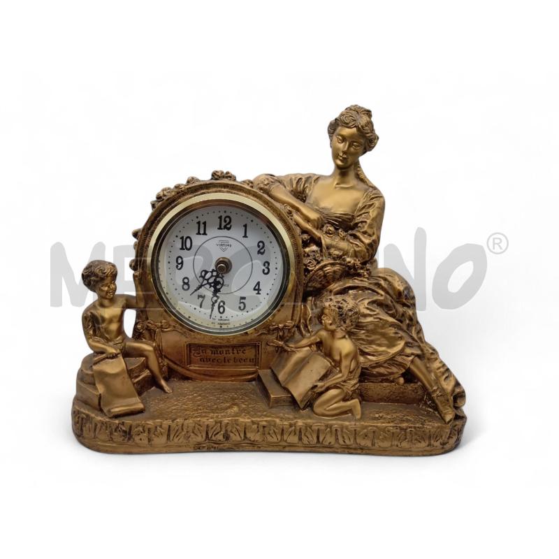 OROLOGIO DA TAVOLO  ORO VIRTTIME | Mercatino dell'Usato Roma tiburtina 1