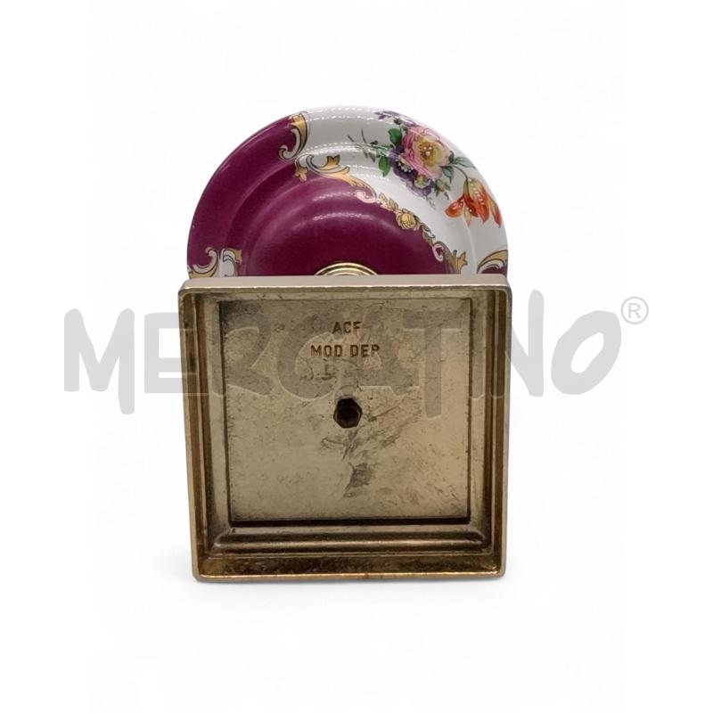OROLOGIO  DA TAVOLO CERMAICA BORDEAUX | Mercatino dell'Usato Roma tiburtina 4