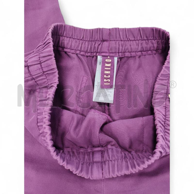PANTALONE DONNA ISCHIKO VIOLA  | Mercatino dell'Usato Roma tiburtina 4