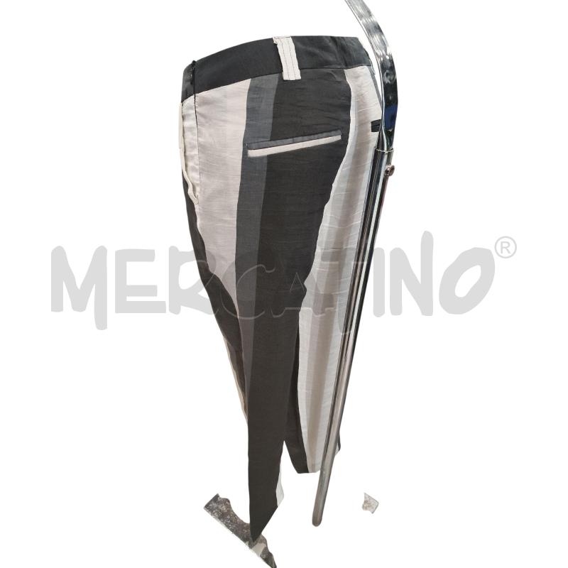 PANTALONE DONNA IXOS RIGHE GR MISTO LINO | Mercatino dell'Usato Roma tiburtina 2