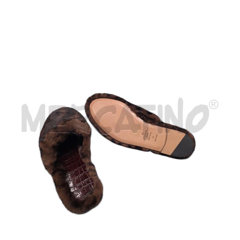 PANTOFOLE DONNA WEEKEND MAXMARA PELL. ANIMALIER | Mercatino dell'Usato Roma tiburtina 3