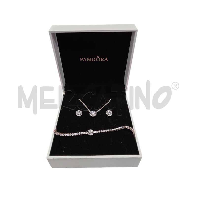 PARURE PANDORA BRACC+ORECC+COLLANA  | Mercatino dell'Usato Roma tiburtina 1