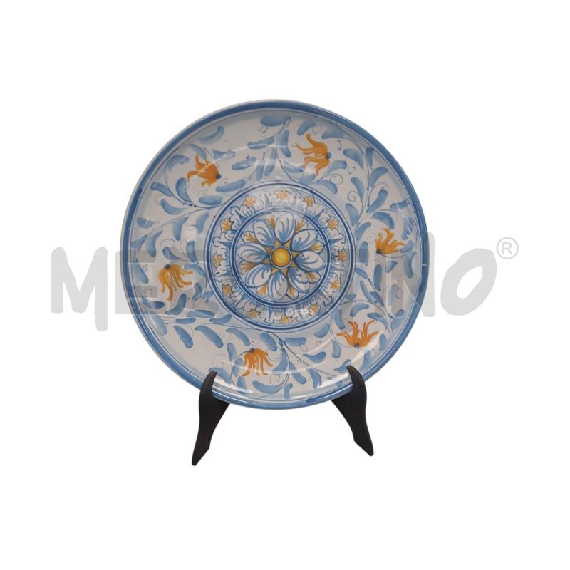 PIATTO  CALTAGIORNE BLU | Mercatino dell'Usato Roma tiburtina 1