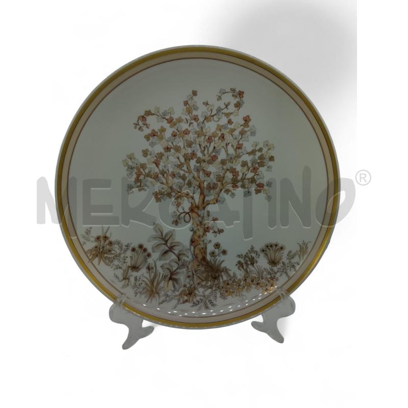 PIATTO  KAISER ALBERO FIORI B ORO | Mercatino dell'Usato Roma tiburtina 1