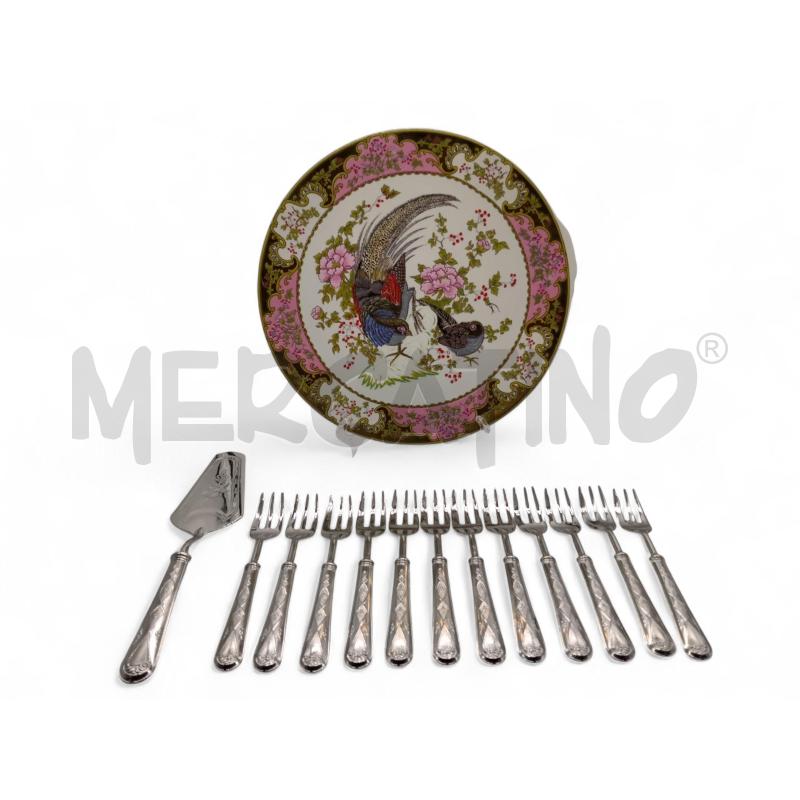 PIATTO + POSATE MARCO SILVER  | Mercatino dell'Usato Roma tiburtina 1