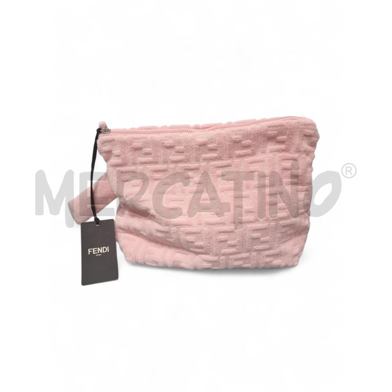POCHETTE FENDI TESSUTO ROSA | Mercatino dell'Usato Roma tiburtina 1