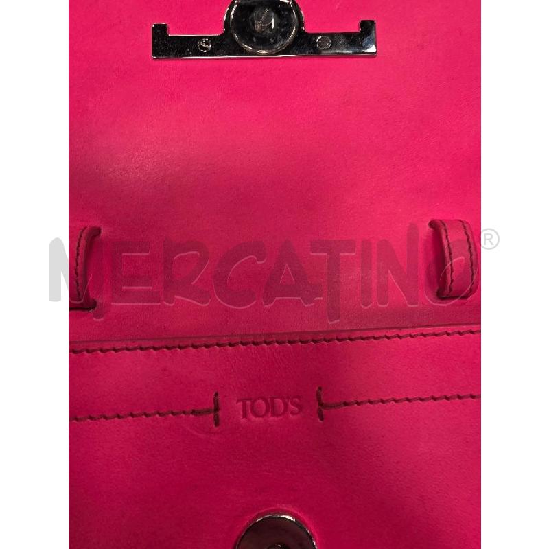 POCHETTE TODS ROSA SHOCK CON CINTA | Mercatino dell'Usato Roma tiburtina 3