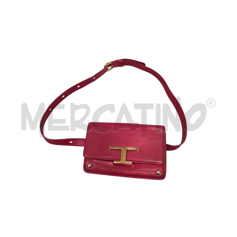 POCHETTE TODS ROSSA CON CINTA | Mercatino dell'Usato Roma tiburtina 1