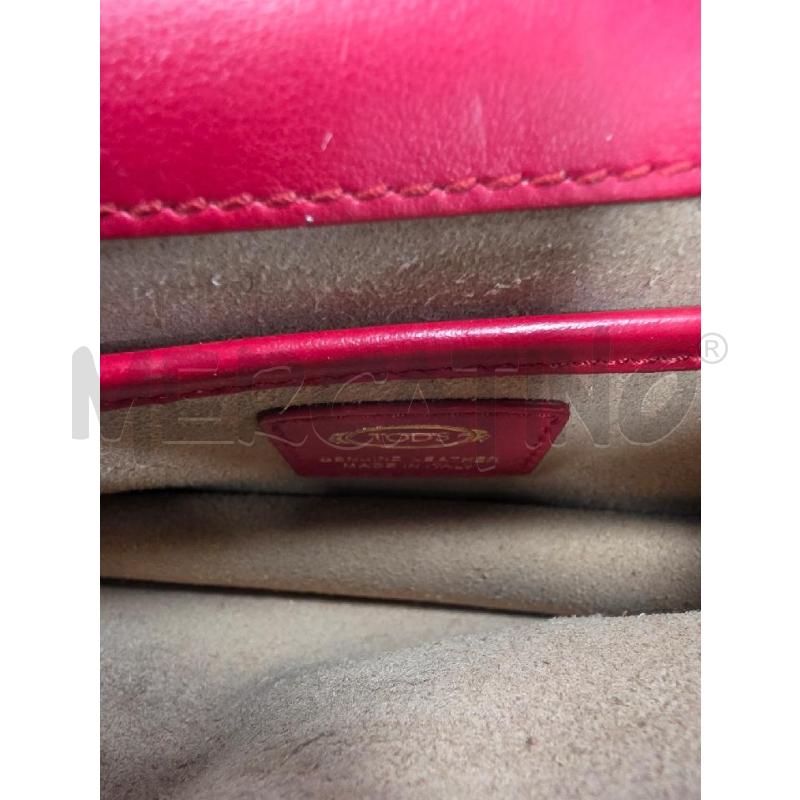 POCHETTE TODS ROSSA CON CINTA | Mercatino dell'Usato Roma tiburtina 3