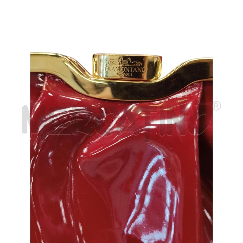POCHETTE TRAMONTANO VERNICE ROSSO | Mercatino dell'Usato Roma tiburtina 2
