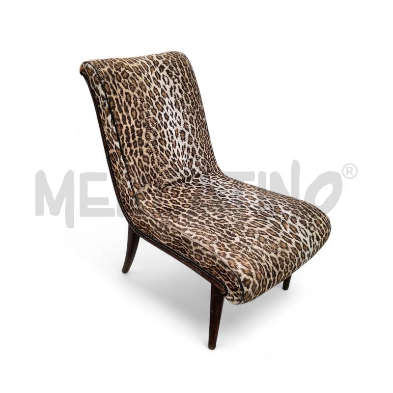 POLTRONCINE 2 + POUF TONDO LEOPARDATI | Mercatino dell'Usato Roma tiburtina 2