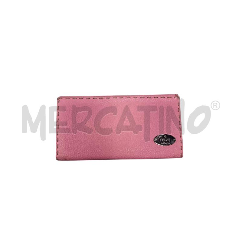 PORTA FOGLIO FENDI SELLERIA ROSA | Mercatino dell'Usato Roma tiburtina 1