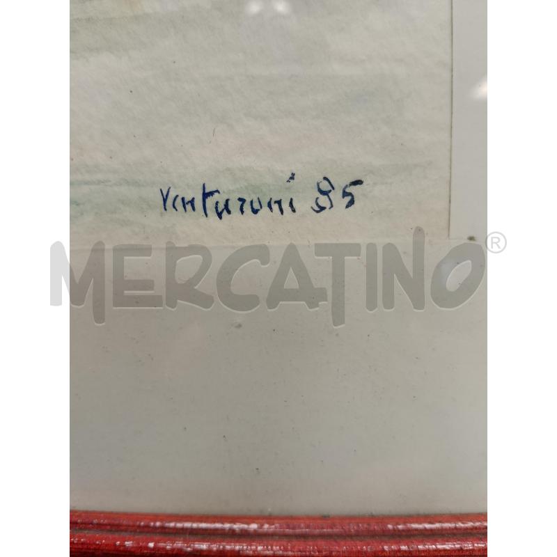QUADRO ACQUARELLO VENTURONI | Mercatino dell'Usato Roma tiburtina 3