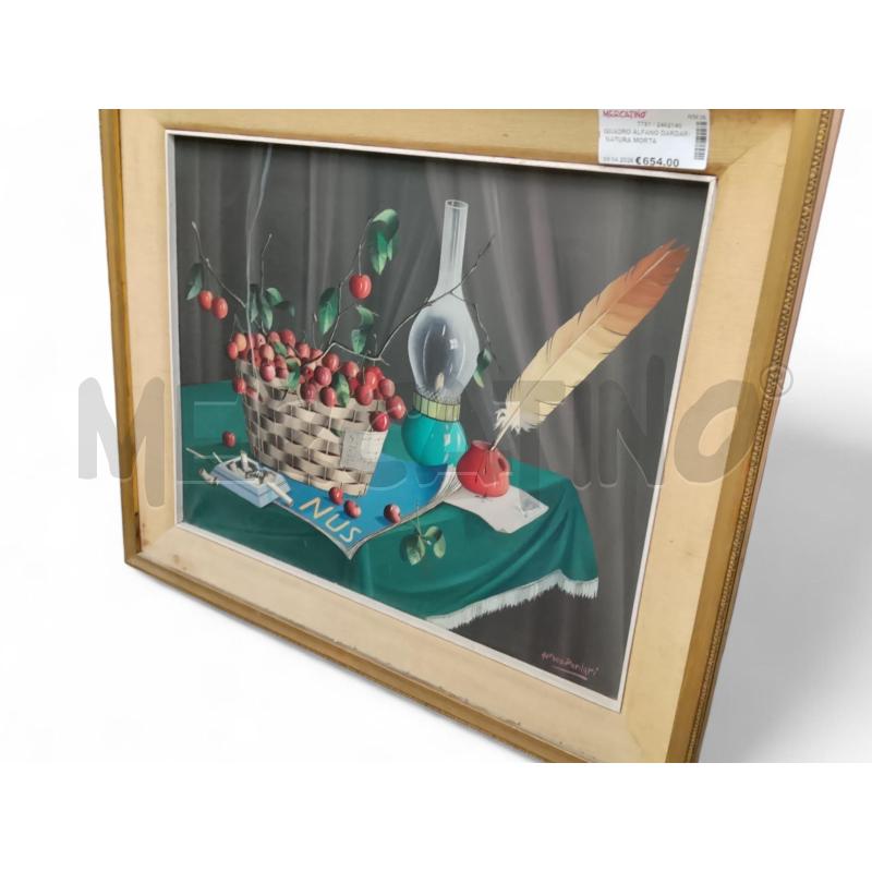 QUADRO ALFANO DARDARI NATURA MORTA | Mercatino dell'Usato Roma tiburtina 2