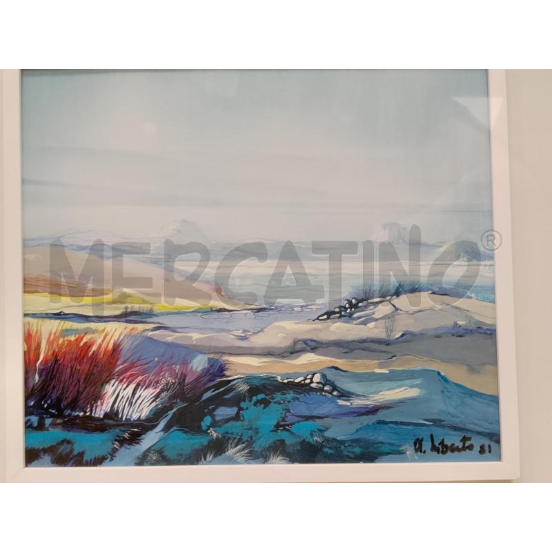 QUADRO ANTONIO LIBERTO PAESAGGIO | Mercatino dell'Usato Roma tiburtina 3