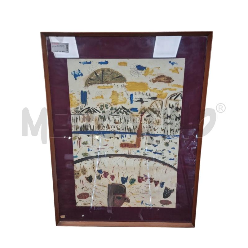 QUADRO ASTRATTO FB 1963  | Mercatino dell'Usato Roma tiburtina 1