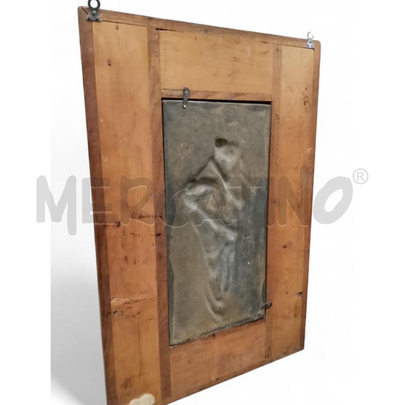 QUADRO BASSORILIEVO BRONZO MADONNA  | Mercatino dell'Usato Roma tiburtina 4