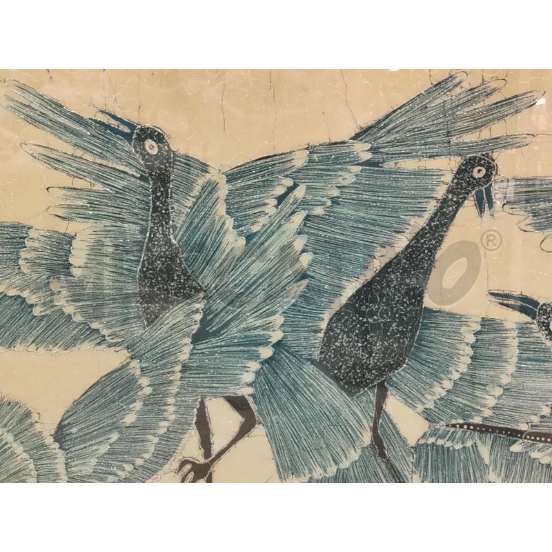 QUADRO BATIK UCCELLI | Mercatino dell'Usato Roma tiburtina 3