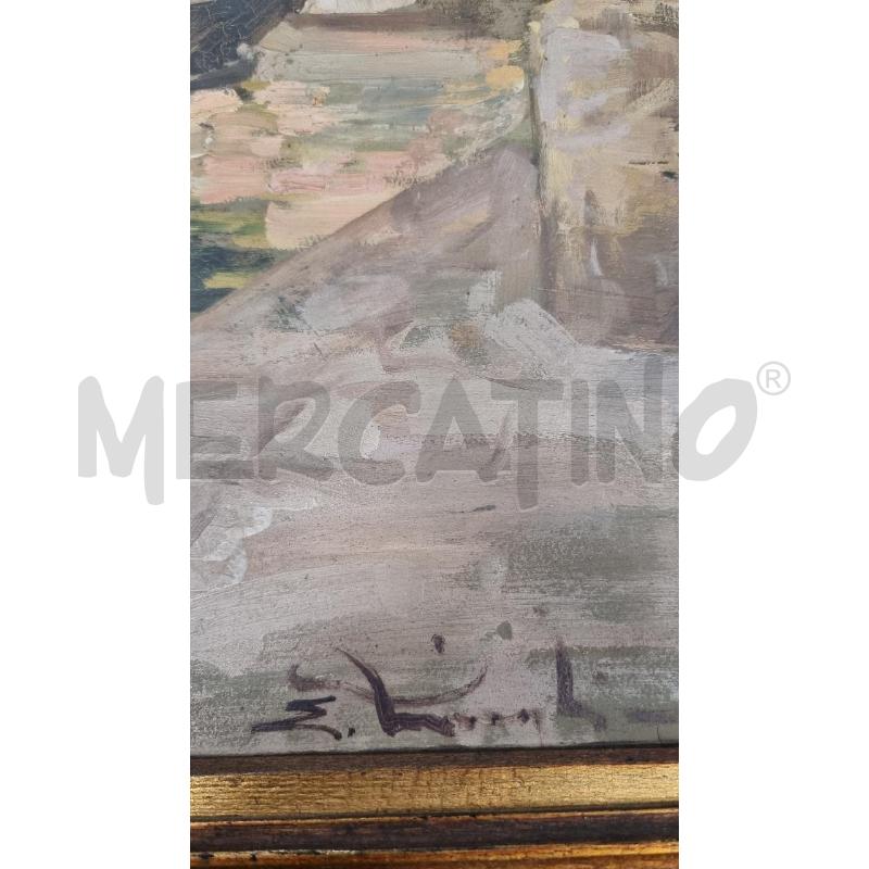 QUADRO BATTELLO CORNICE ORO | Mercatino dell'Usato Roma tiburtina 2