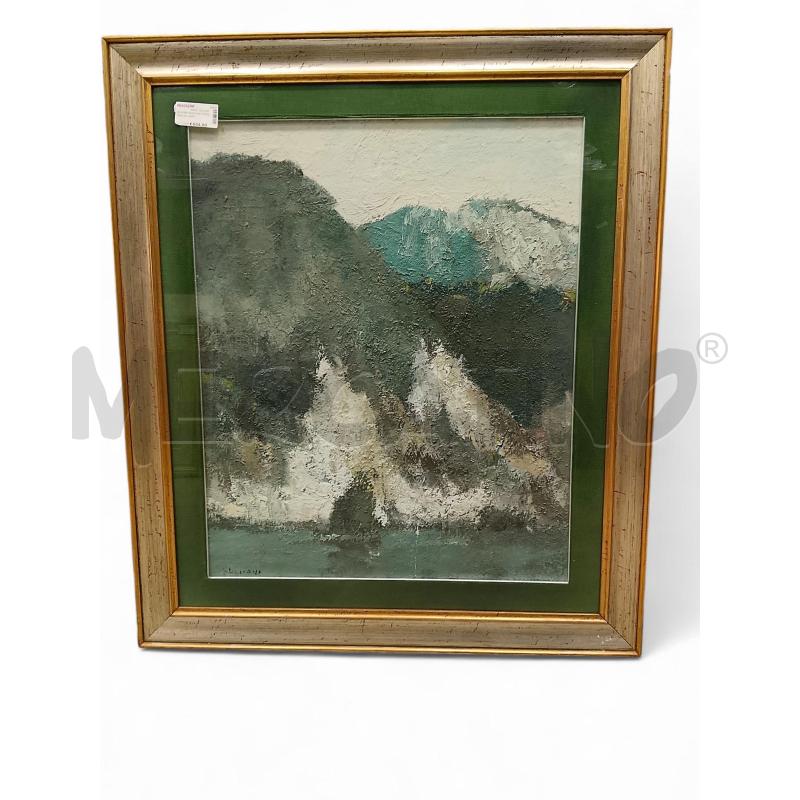 QUADRO BUGLIONI SCOGLIERA SU LAGO | Mercatino dell'Usato Roma tiburtina 1
