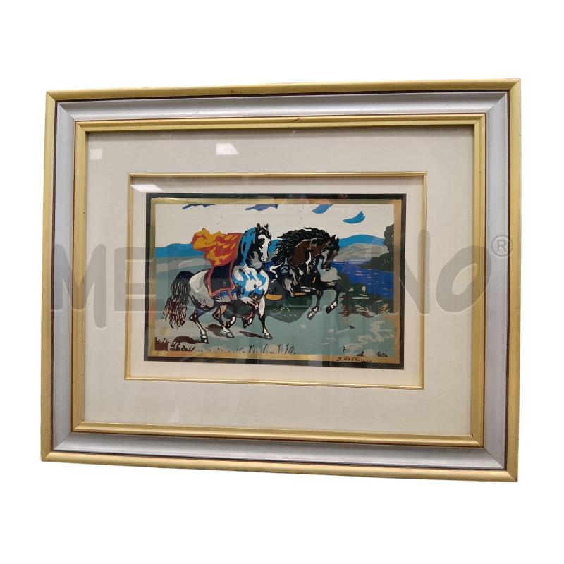 QUADRO CAVALLI DE CHIRICO | Mercatino dell'Usato Roma tiburtina 1