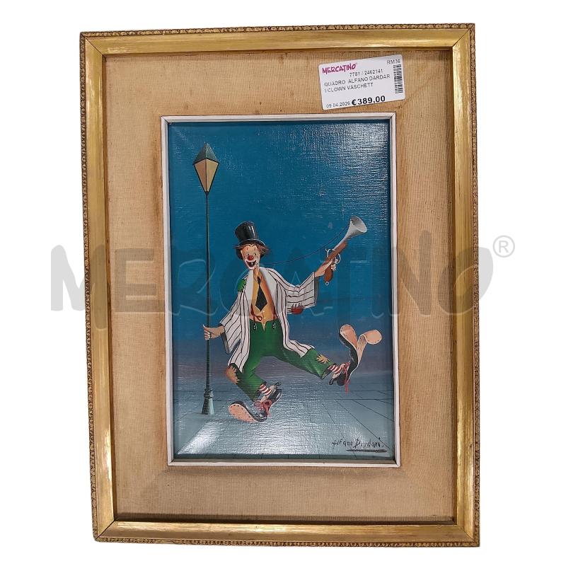 QUADRO CLOWN LAMPIONE ALFANO DARDARI | Mercatino dell'Usato Roma tiburtina 1