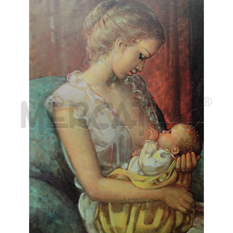 QUADRO DONNA BAMBINO POLTRONA | Mercatino dell'Usato Roma tiburtina 2