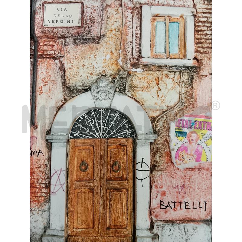 QUADRO FAUSTO BATTELLI  VIA DELLE VERGINI  | Mercatino dell'Usato Roma tiburtina 3