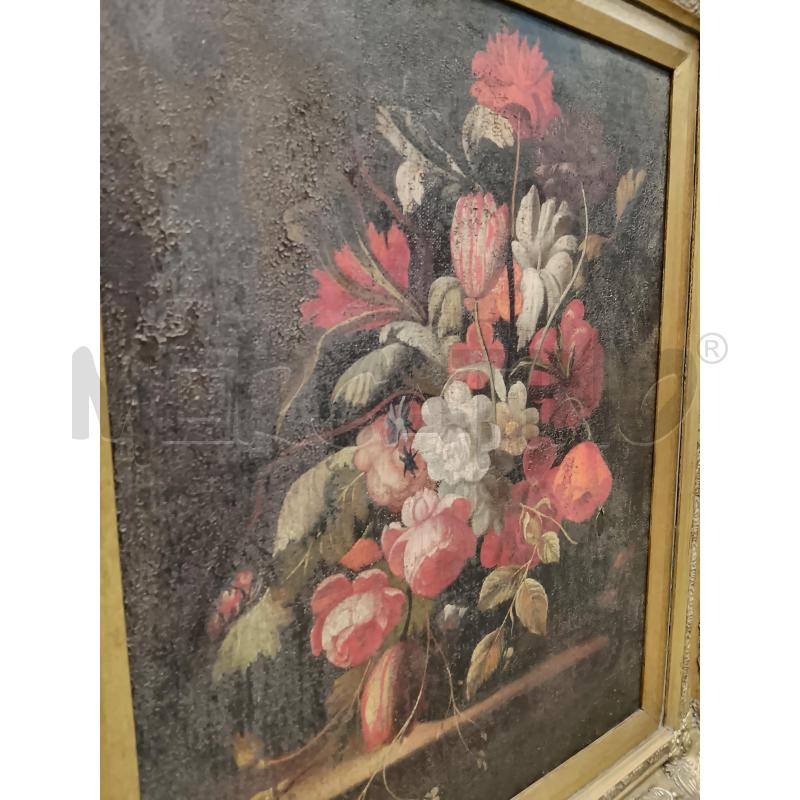 QUADRO FIORI CORNICE OR | Mercatino dell'Usato Roma tiburtina 2