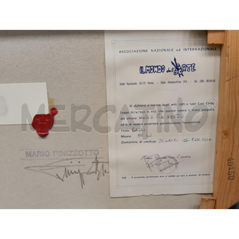 QUADRO GALLI PINIZZOTTO  | Mercatino dell'Usato Roma tiburtina 5