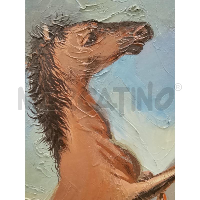 QUADRO GIUSUEPPE MORUCCI 3 CAVALLI | Mercatino dell'Usato Roma tiburtina 3