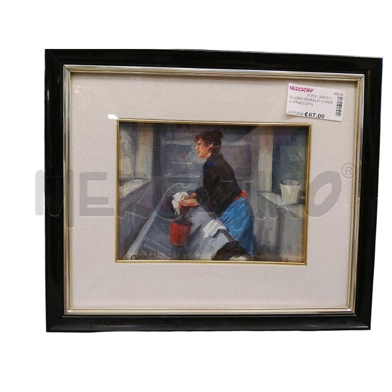 QUADRO MORALDI SIGNIRA AFFACCIATA | Mercatino dell'Usato Roma tiburtina 1