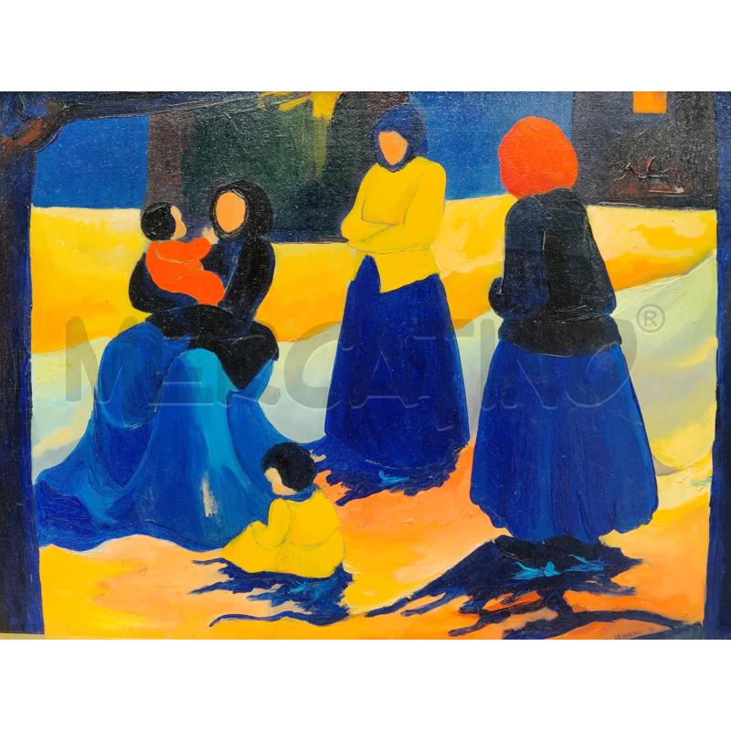 QUADRO MUZZI PASTORELLE PICCOLO | Mercatino dell'Usato Roma tiburtina 3