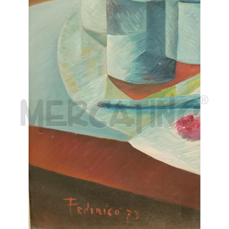 QUADRO NATURA MORTA CHITARRA FEDERICO 73 | Mercatino dell'Usato Roma tiburtina 3