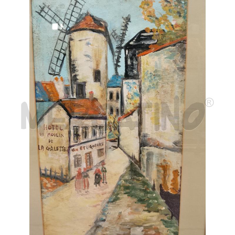 QUADRO OLIO MULINO  | Mercatino dell'Usato Roma tiburtina 2