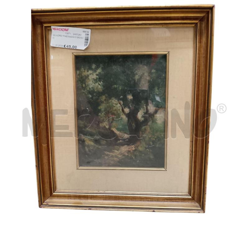 QUADRO PAESAGGIO BOSCO  | Mercatino dell'Usato Roma tiburtina 1
