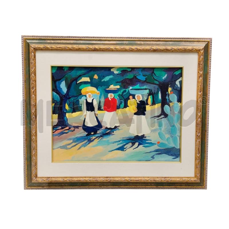 QUADRO PASSEGGIATA MUZZI | Mercatino dell'Usato Roma tiburtina 1