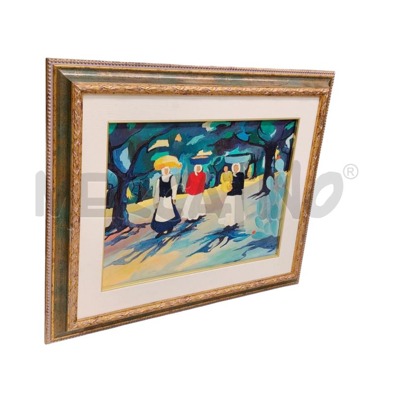 QUADRO PASSEGGIATA MUZZI | Mercatino dell'Usato Roma tiburtina 2