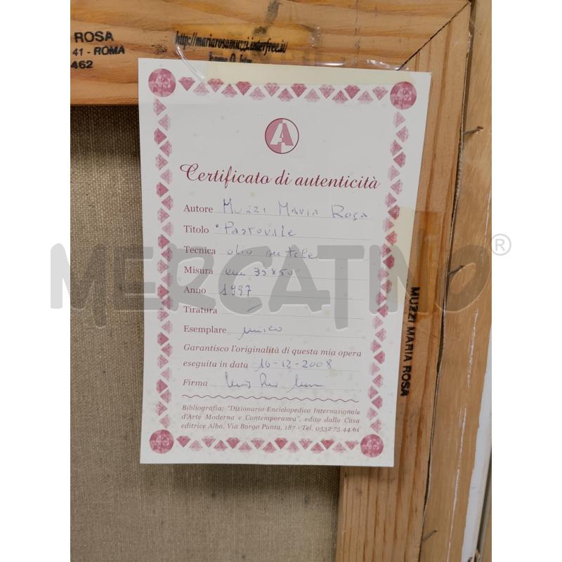 QUADRO PASTORELLE MUZZI+CERTIFICATO | Mercatino dell'Usato Roma tiburtina 4