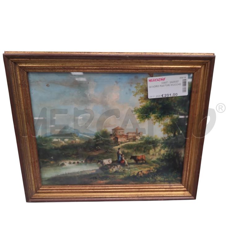 QUADRO PASTORI MUCCHE | Mercatino dell'Usato Roma tiburtina 1