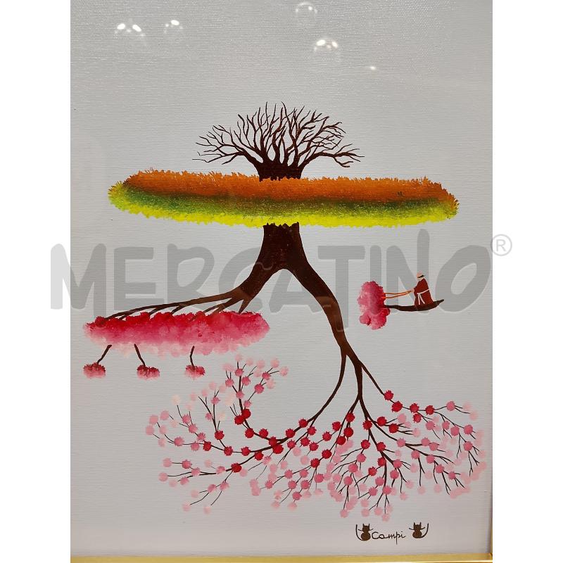QUADRO PIETRO CAMPI ALBERO  | Mercatino dell'Usato Roma tiburtina 2